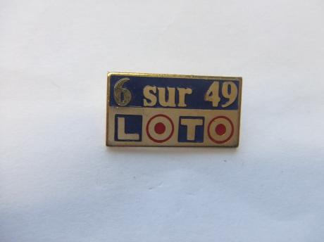 Loto kansspel Frankrijk nr 6-49